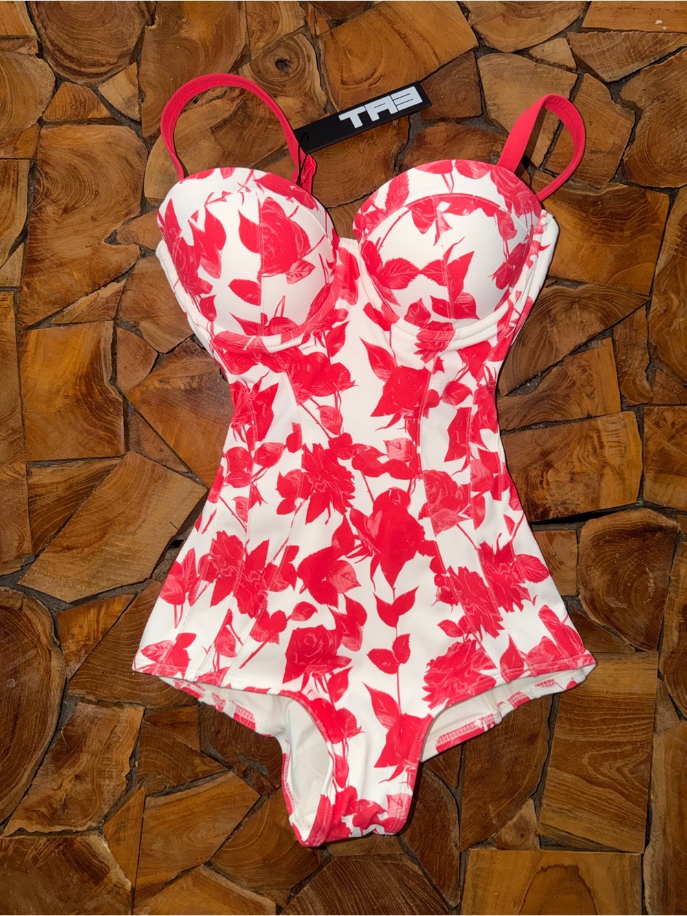 NWT TA3 Lushy Hipster One Piece Swimsuit XXS Short D/DD in Rosey